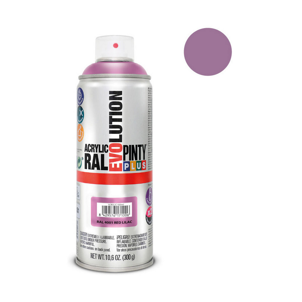 Boja u spreju Pintyplus Evolution RAL 4001 400 ml Red Lilac